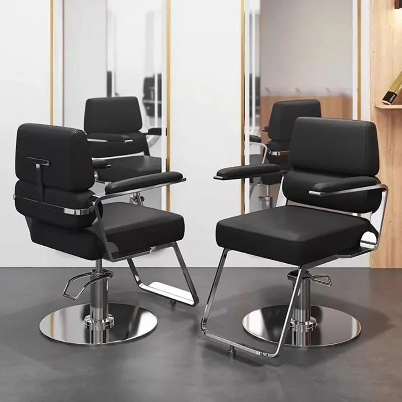 

Comfortable Barber Trendy Modern Ergonomic Stylist Swivel Sillas De Barberia Profesional Salon Furniture Lavacabezas Peluqueria