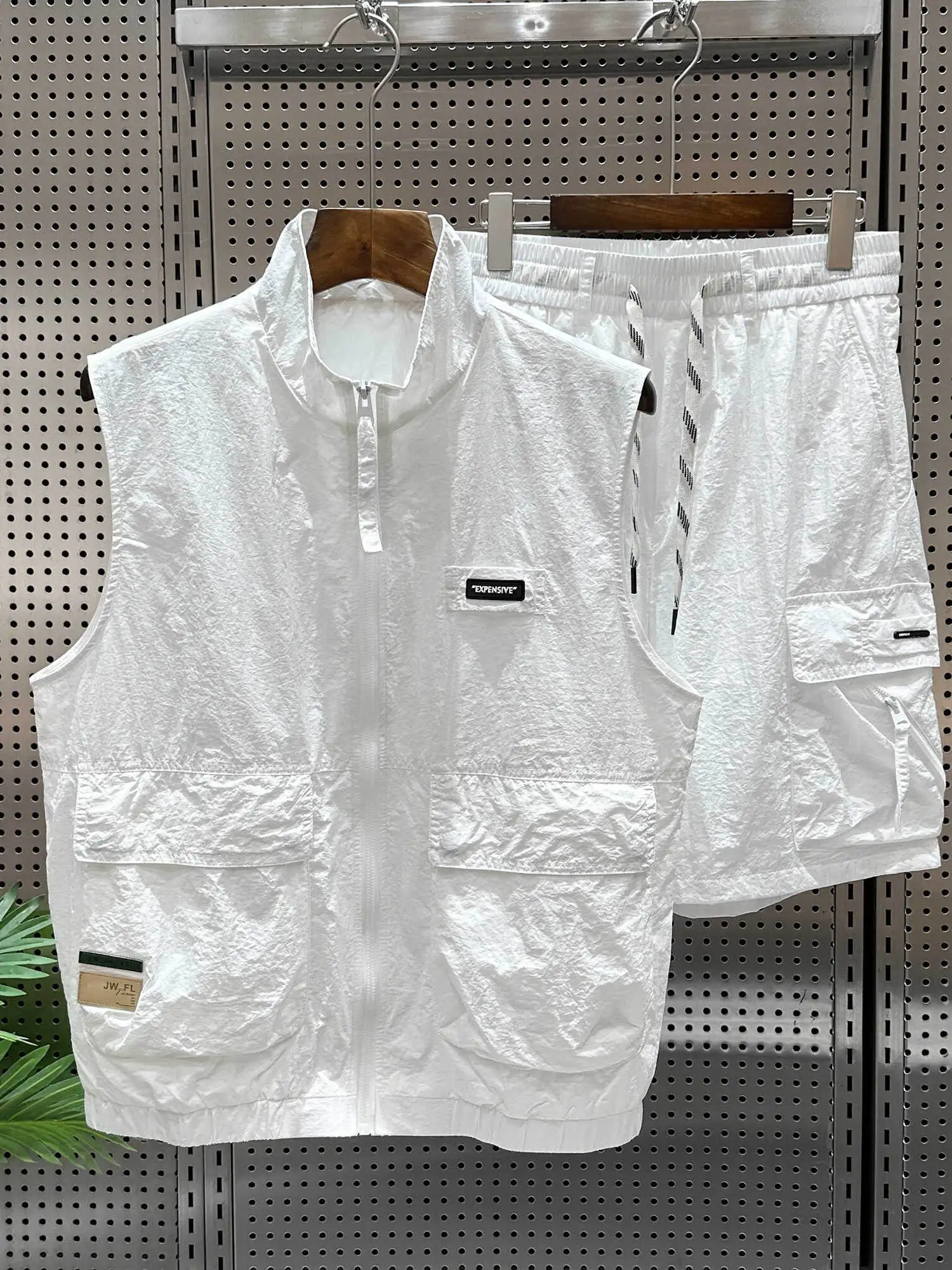 

High-End Qui-Dry Sport Casual Set Men's 2026 New Summer Thin Svel Jaet orts M Clothing