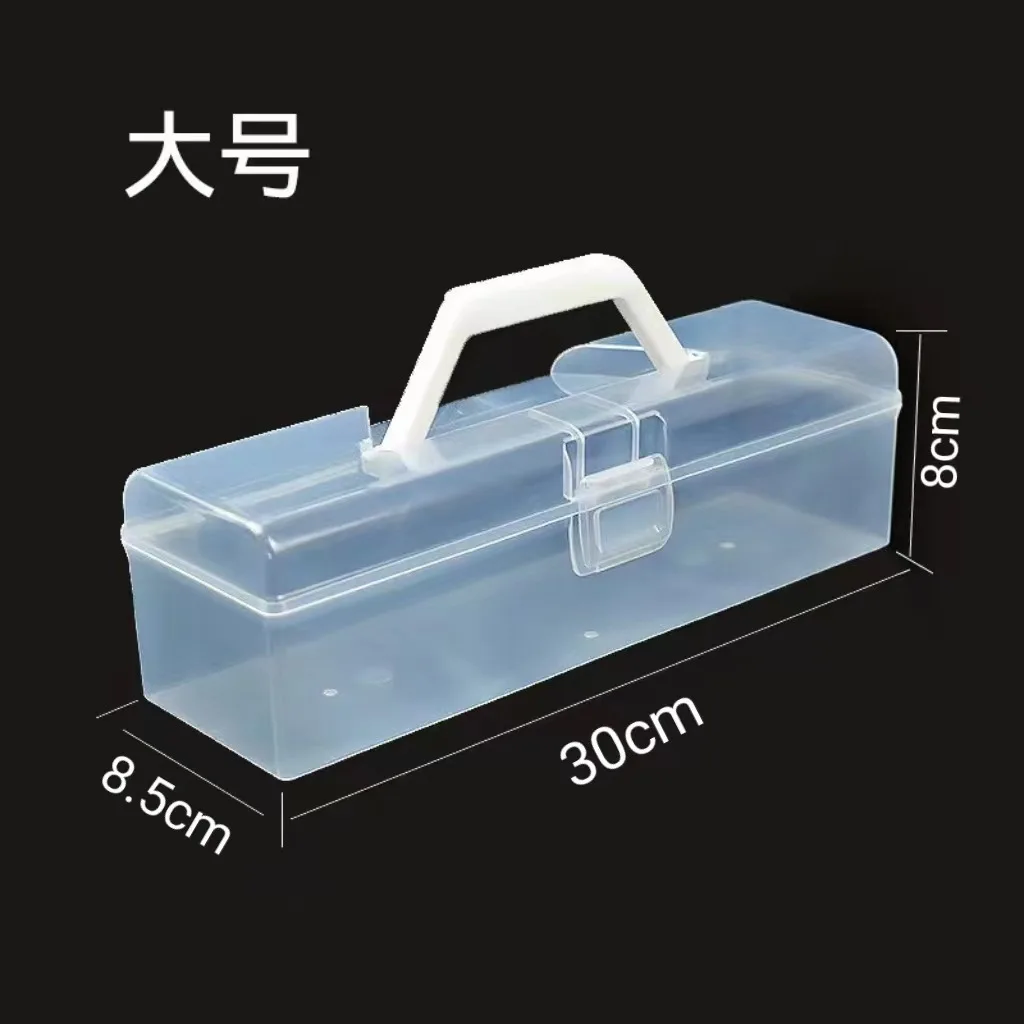 Plastic Container Storage Case for 200 Cigarette Filter Tubes Carton Safe Seal Storage plastic box