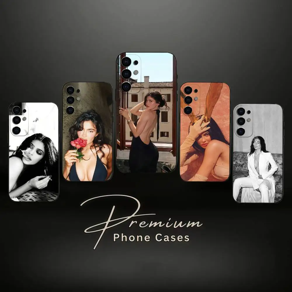 

K-Kylie J-Jenner Phone Case For Samsung S25,S24,S21,S22,S23,S30,Ultra,S20,Plus,Fe,Lite,Soft Black Cover