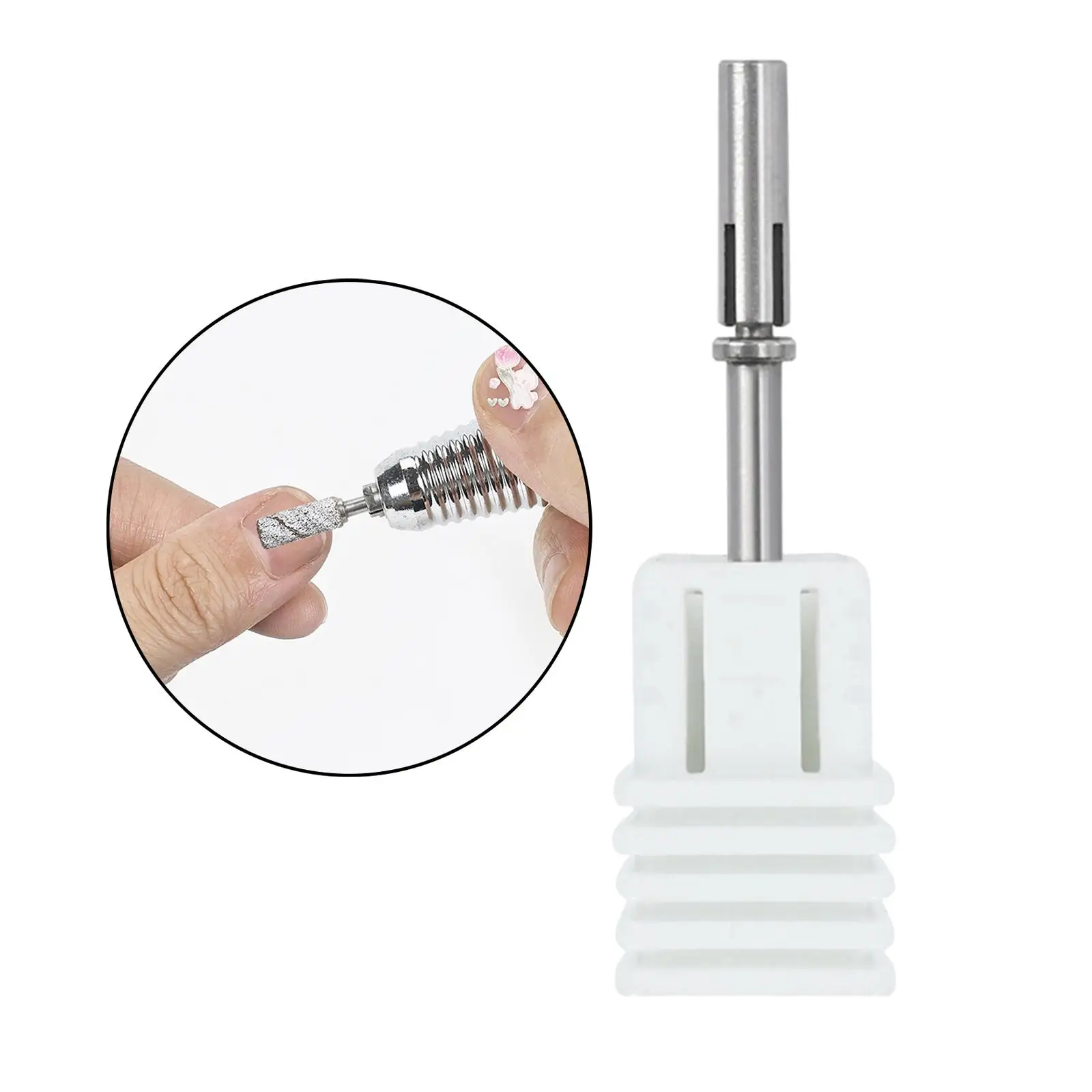 3.1mm Nail Sanding Bands Sanding Band Shaft Mini Professional Stainless Steel Nail Sanders Drill for Electric File