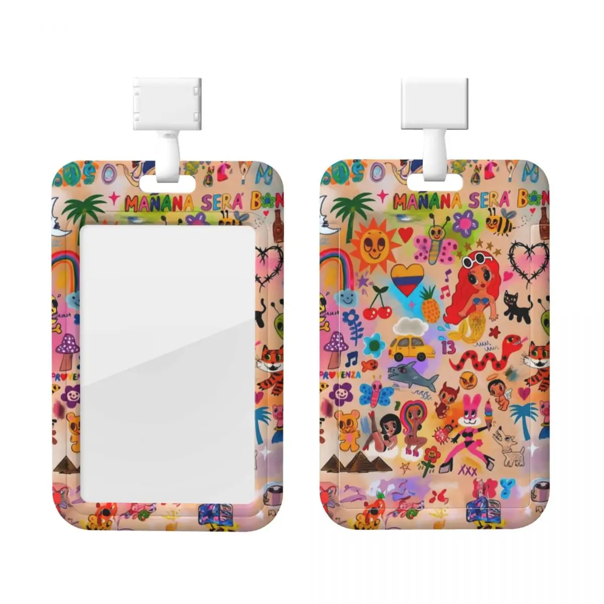 

Держатель для бейджа для карты Singer Karol G на заказ, держатель для школьной карты, унисекс, шейный ремешок, держатели для кредитных карт, шейный ремешок