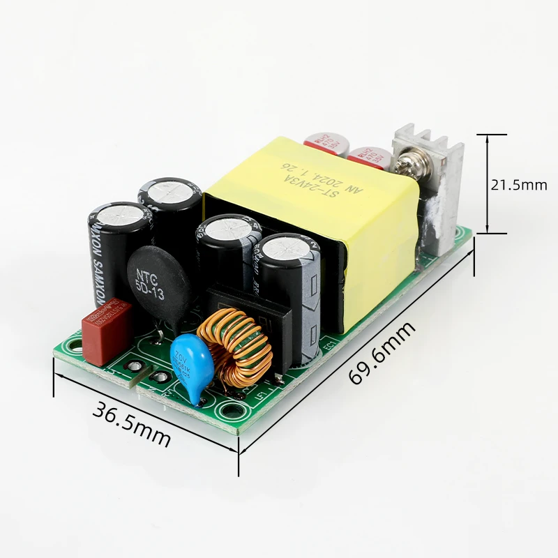 Factory Sales AC 220V to DC 12V/24V Gallium Nitride Isolated Switching Power Supply Module3A/6A Multifunctional Customizable