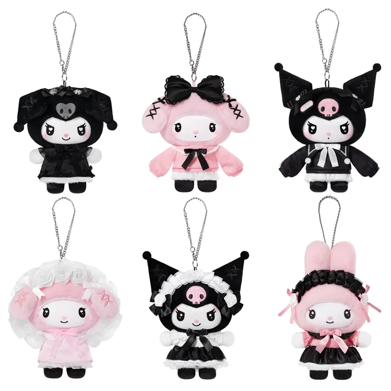 

New Hot Series Blind Box Kuromi My Melody Doll Blind Box Anime Action Figure Collection Girls Backpack Anime Bag Keychain toy
