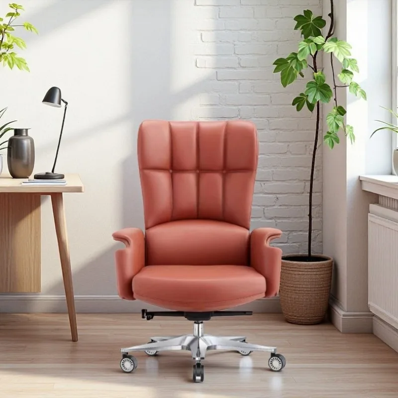 ボスチェア 快適な椅子 ホームビジネスコンピュータ 昼休み 回転椅子 オフィス 快適な座り心地の良い革製 通気性