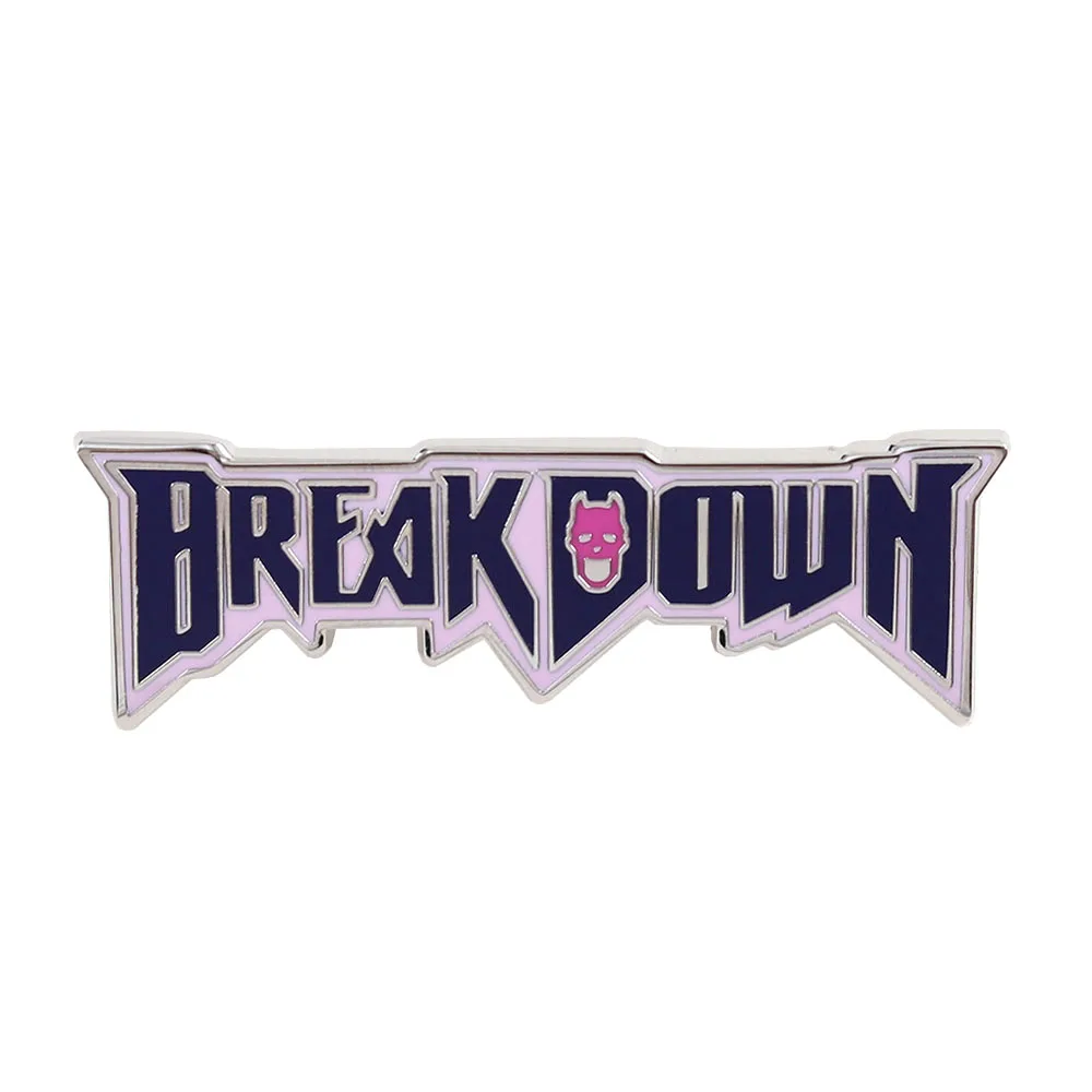 Jojo Bizarre Adventure Theme Song Break Down Enamel Brooch Anime Merchandise Pin Backpack Hat Accessories Fan Collectibles Gift