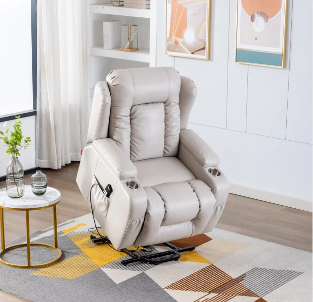 كرسي كهربائي حديث مريح بمقعد واحد، كرسي رفع كهربائي قابل للتعديل لكبار السن #1