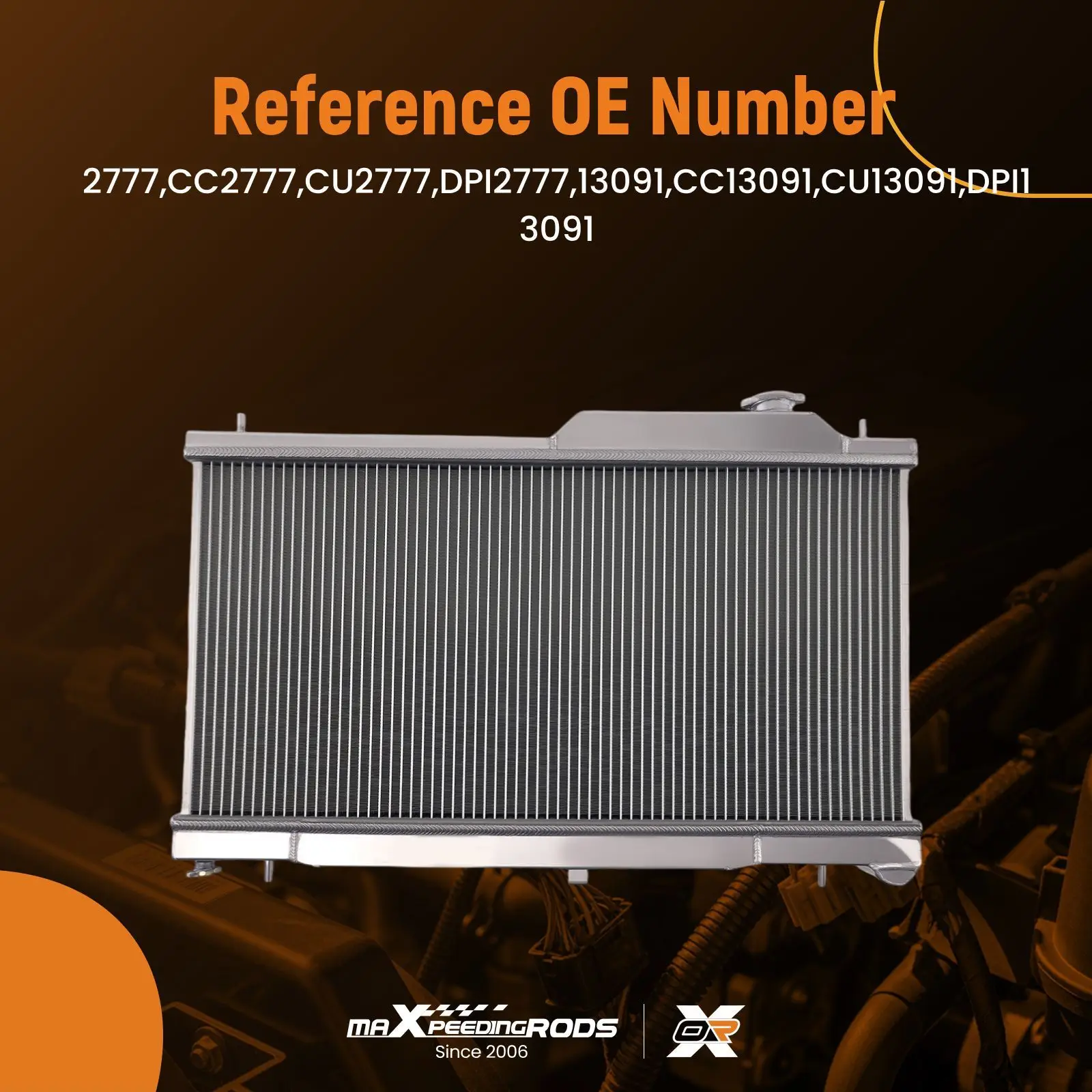 2 Row Cooling Radiator for Subaru Legacy/Outback 2.5i Convenience 2013-2014