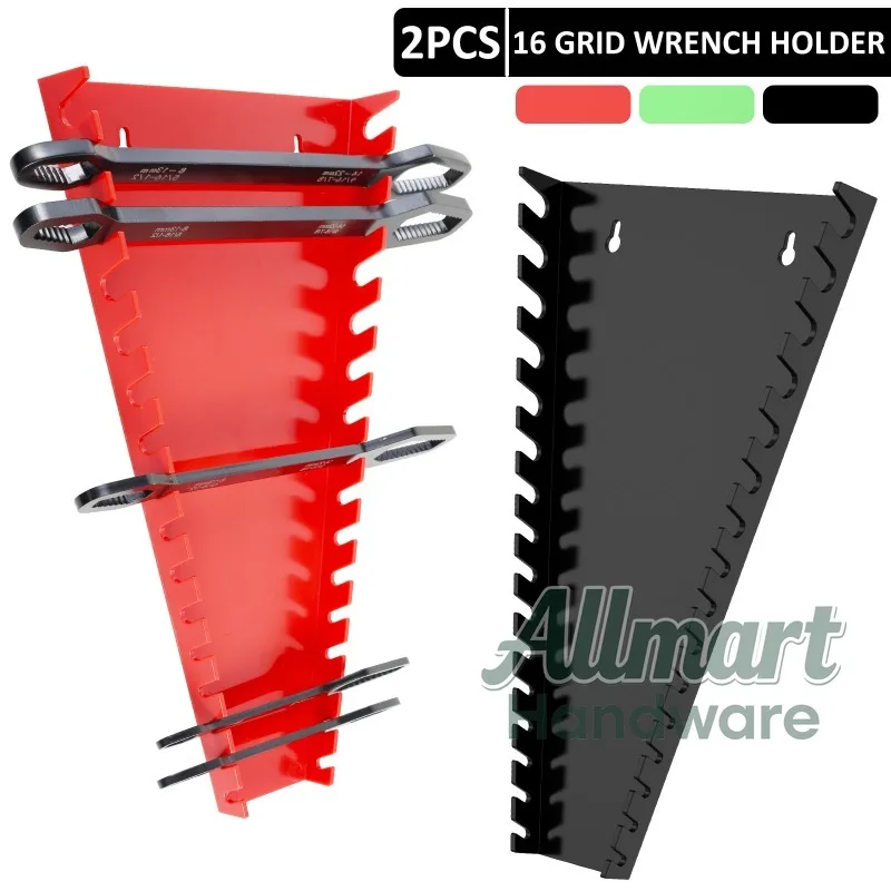

2-piece set, portable wrench storage rack for household use, plastic wrench storage rack, sturdy and durable
