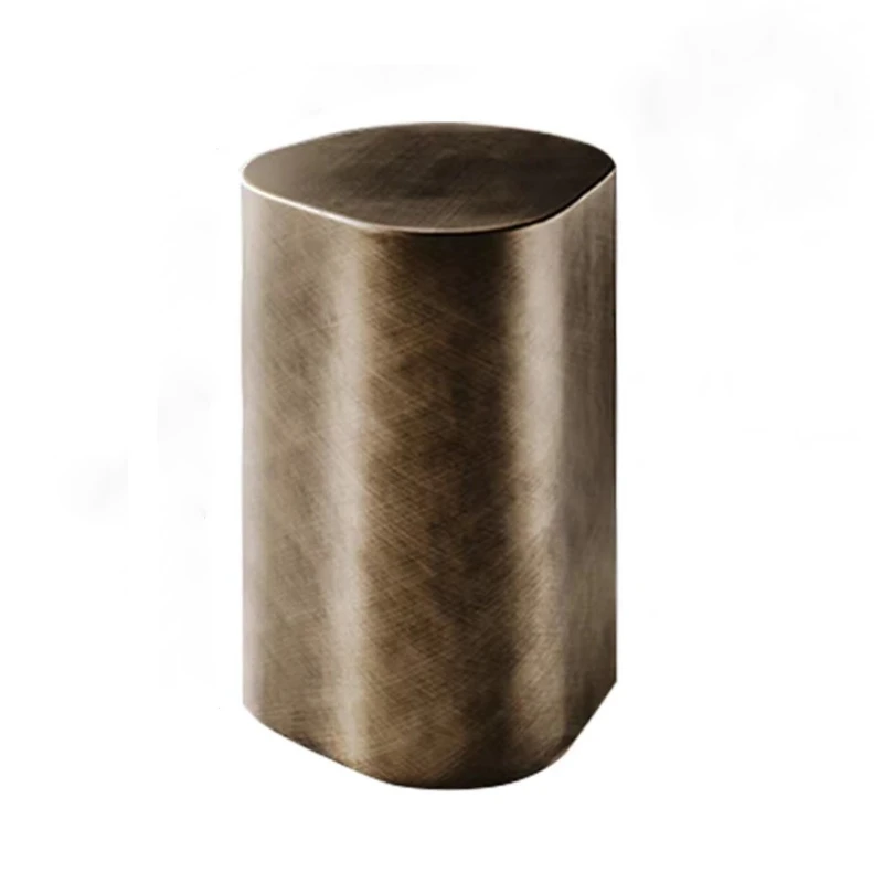 

Simple and light luxury, stainless steel electroplating bright creative corner table, sofa side table