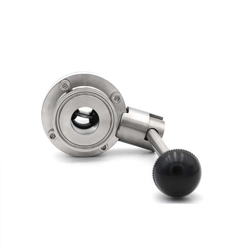 19-108 ミリメートル SS304 ステンレス鋼サニタリーグレード 3/4 "1" 1-1/2 "2" 3 "3 クリップバタフライバルブ自家製ビールと乳製品