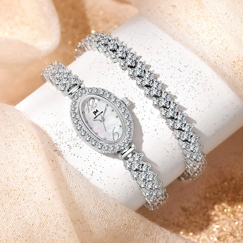 

JONNY MOORE 1534, легкие роскошные великолепные женские часы с бриллиантами, блестящие очаровательные кварцевые водонепроницаемые часы для женщин