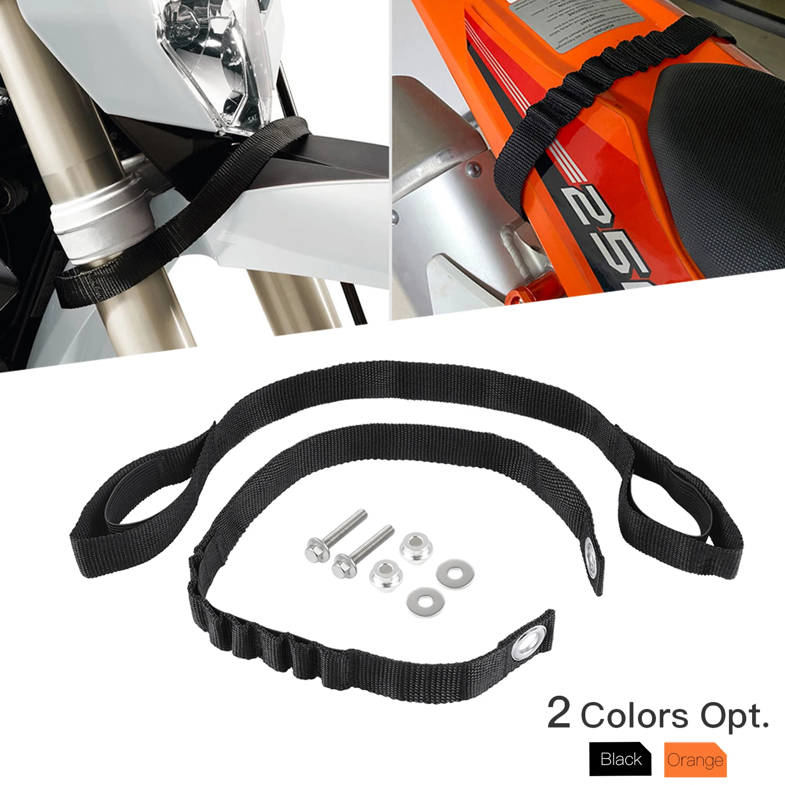 

For KTM EXC EXCF XC XCF XCW TPI 6D 125 250 300 350 400 450 500 2020-2023 SX SXF 19-22 Front Rear Fender Pull Strap Support Belt