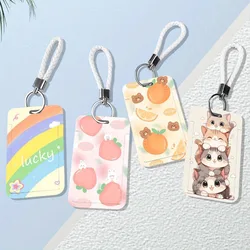 Cartoon Schattige Stijl Kaarthouders Student Id Kaart Beschermhoes Student Campus Toegangskaarten Sleutelhanger Anti-Verloren Dekking