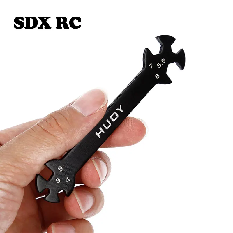 

6 in 1 RC Hudy Special Tool Wrench 3/4/5/5.5/7/8MM for Turnbuckles & Nuts Rc Drone Car Boat