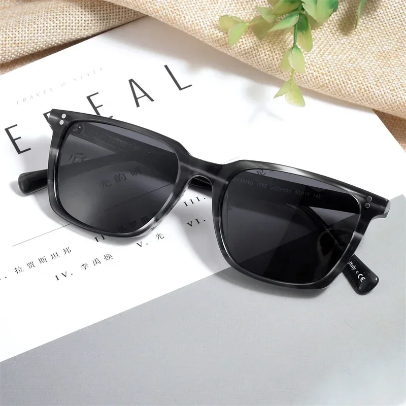 Acetate Sunglasses Man OV5419 Rectangle Men's Sunglasses Lachman Luxury Brand Eyewear Oudoor Sunglasses for Fishing Driving