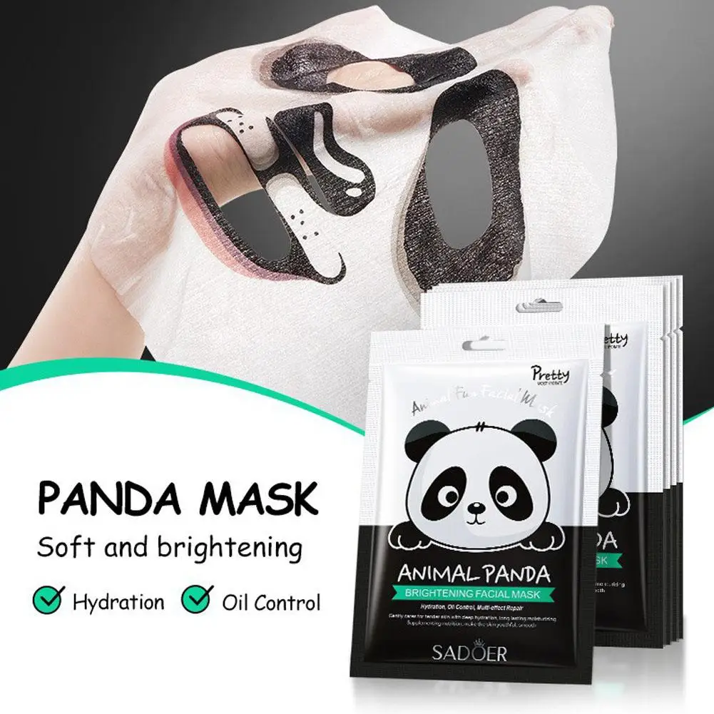 

SADOER Cartoon Moisturizing Face Mask Facial skincare Firming Mask Care Masks Hydrating Sheet Face Facial Skin Brightening U2G6