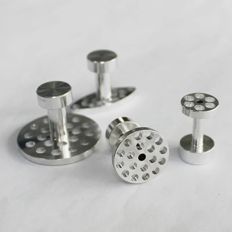 4 pezzi carrozzeria senza vernice ammaccatura granica fibbia in lega di alluminio colla estrattore linguette rimozione strumenti di riparazione automobili