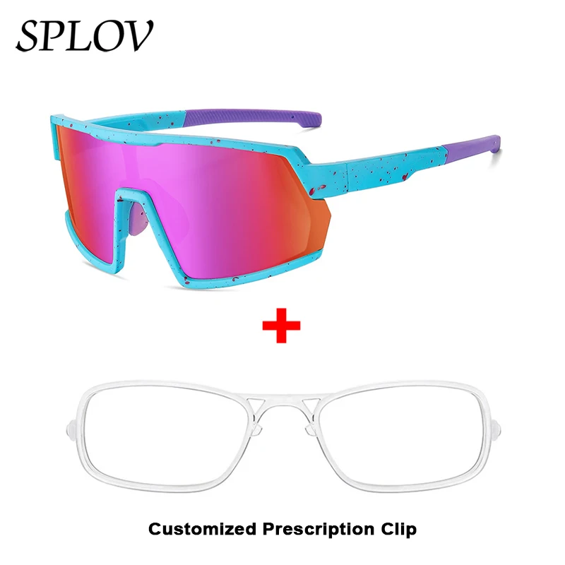

SPLOV Sports Prescription Sunglasses Professional Customization Removable Prescription Clip Sunglasses for Men and Women