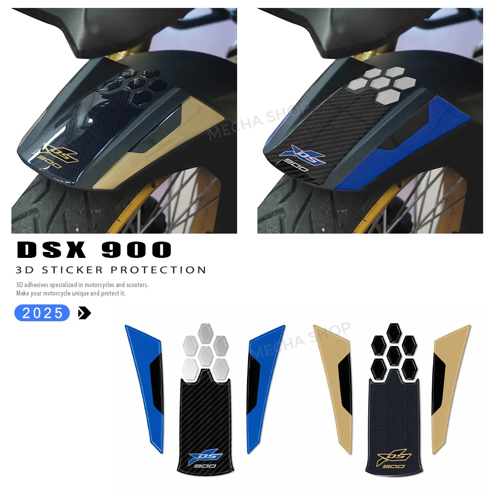 

900DSX Accessories 2024- Motorcycle Front Fender Protection For Voge Valico DS900X 2025 DSX900 3D Resin Stickers
