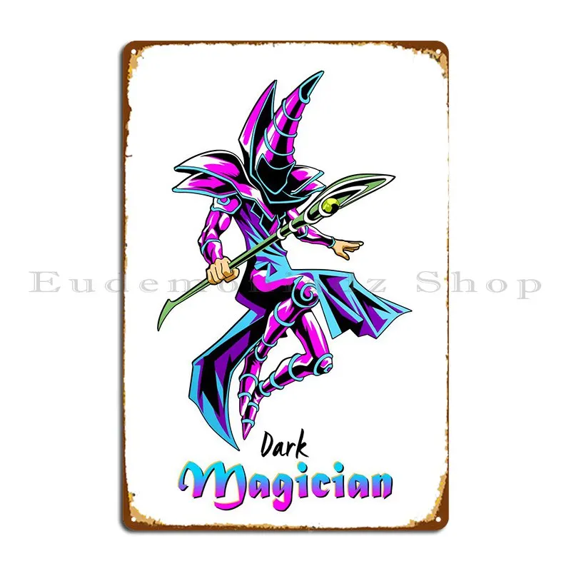 Soul Of The Dark Magician Metal Plaque Design Create Create Garage Decoration Wall Cave Tin Sign Poster