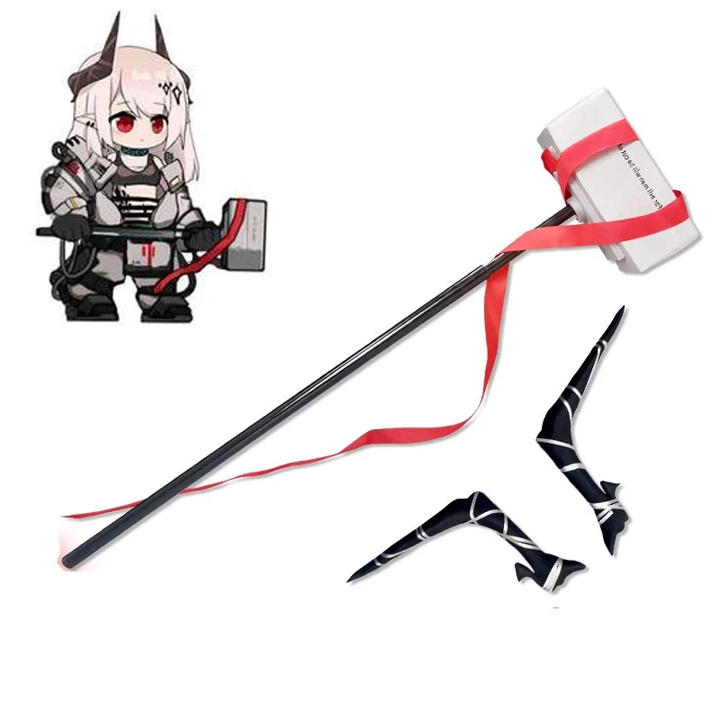 

Hot Game Arknights Mudrock cosplay weapons hammer props for Halloween Christmas Party Masquerade Anime Shows cosplay performance