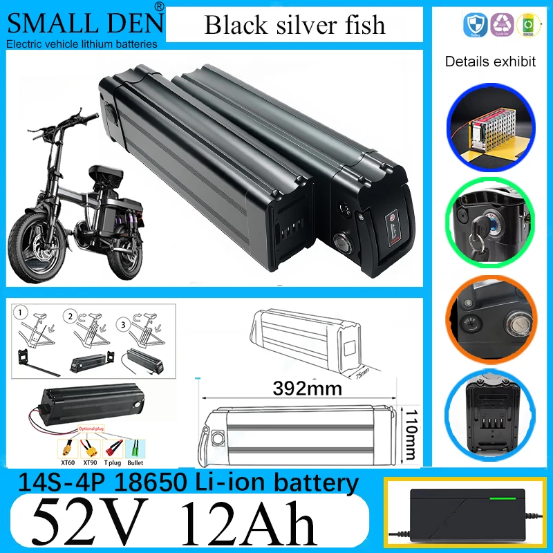 52V 12Ah Battery 18…