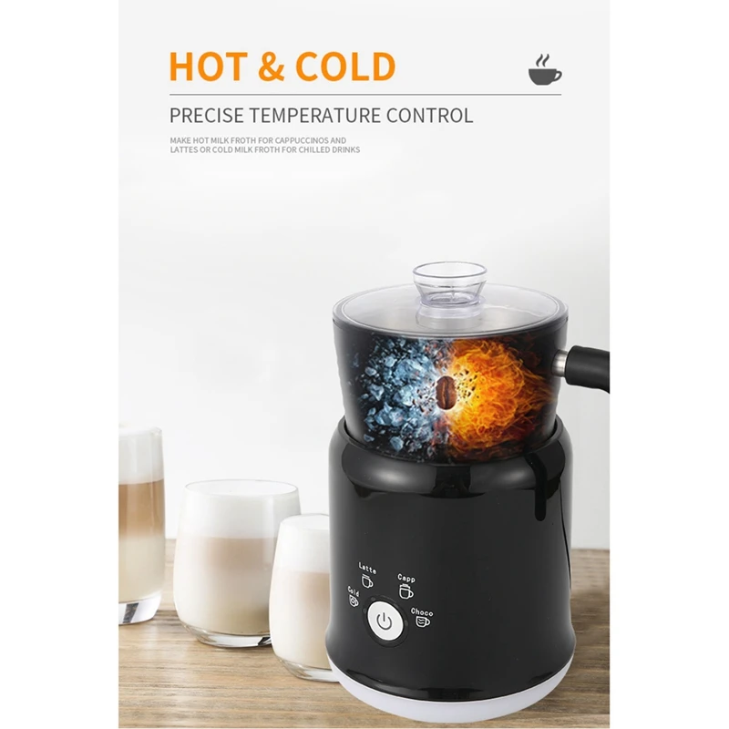 1 pz montalatte elettrico a vapore montalatte caldo e freddo montalatte automatico a vapore e montalatte per Latte US Plug