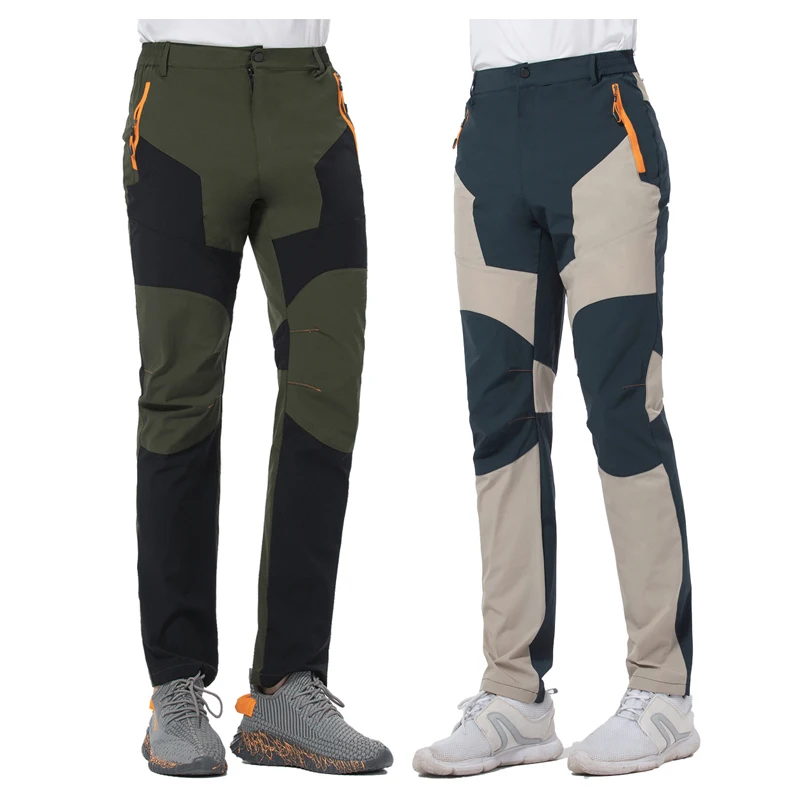 Quick Dry Hiking Pants Men Outdoor Running Camping Climbing Waterproof Mountain Trousers Stretch Lightweight Pants