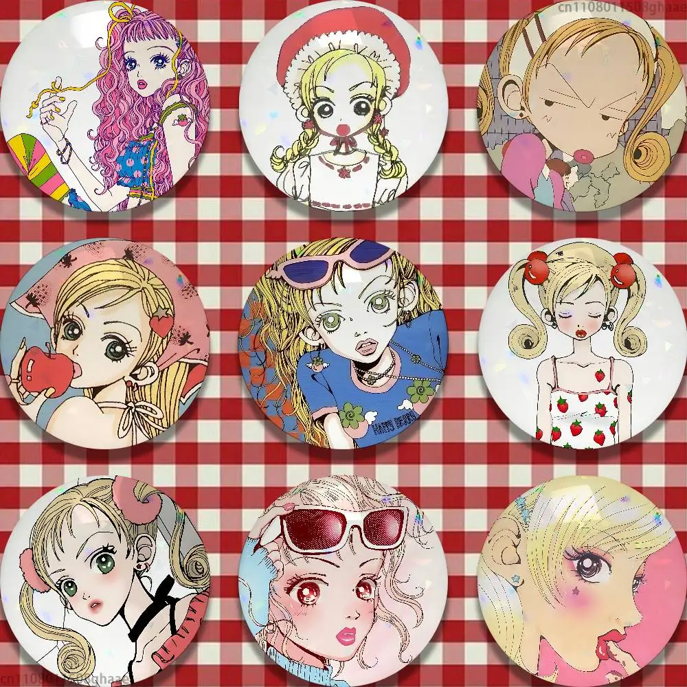 

H-Happy Berry Cartoon 25mm 75mm 44mm 58mm 32m Brooches Badges Pins for Accessories