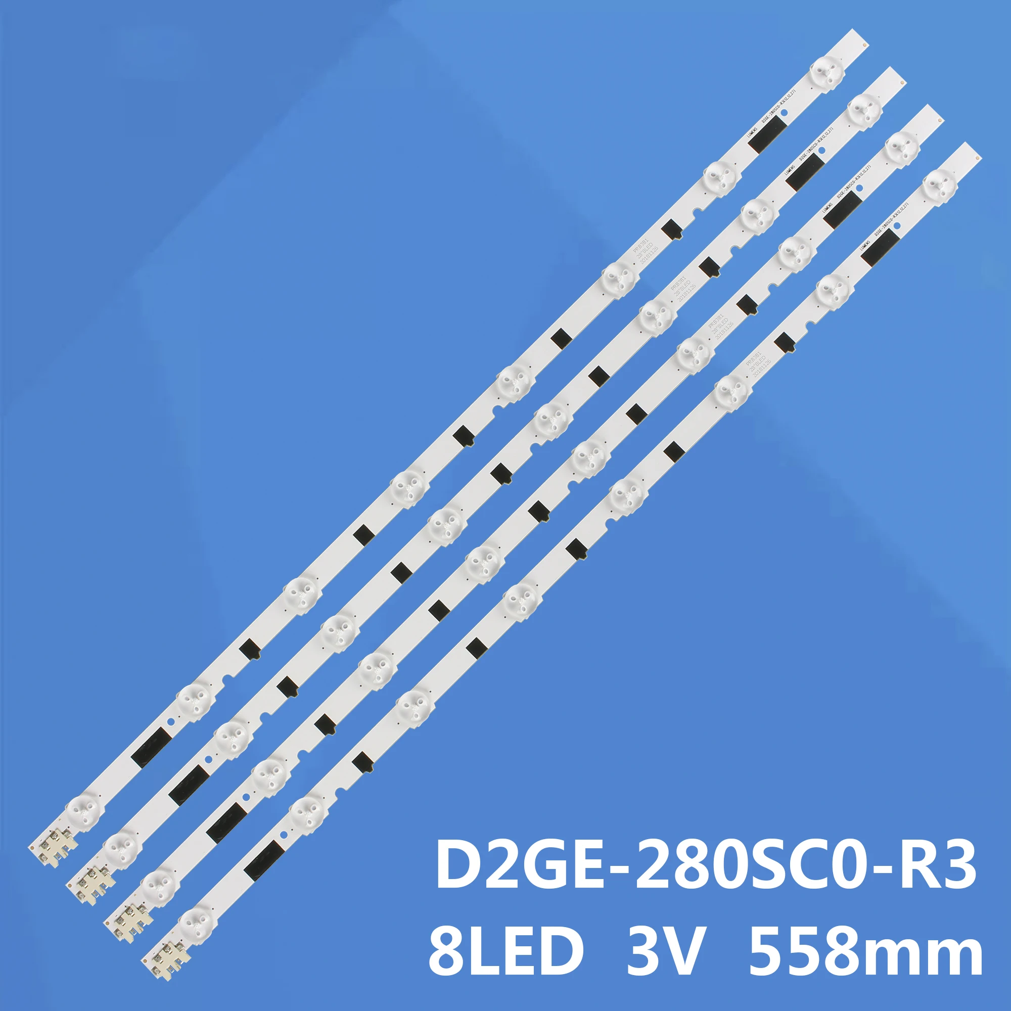 40pcs New  558mm LED backlight D2GE-280SC0-R3 2013SVS28H for samsung UA28F4088AR UE28F5000 UE28F4000AS HG28EB670 UE28F4000