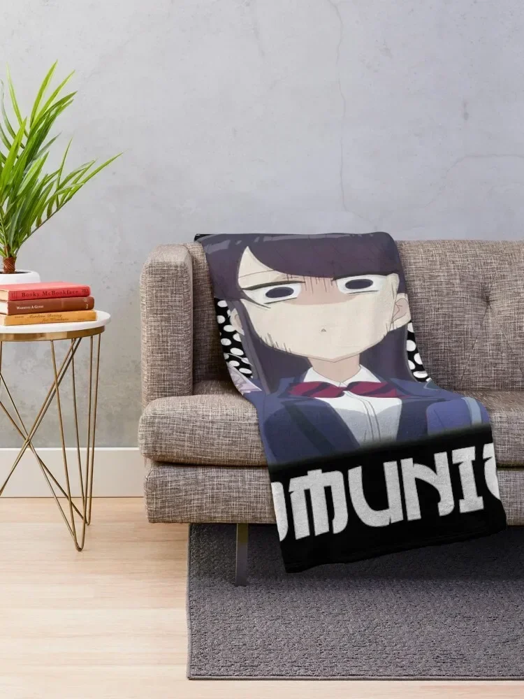 Komi Can't Communicate - komi san Throw Blanket valentine gift ideas Comforter Blankets