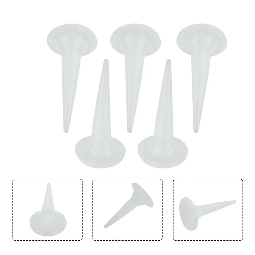 5 Pack For Structural Glue Nozzle Tips Made of Plastic for Use with Soft-Setting Adhesives in Interior and Exterior Jobs