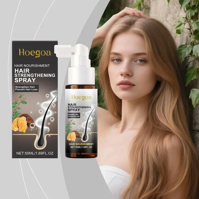 Hoegoa Hair Moisturizing Spray Mild Care for Dry Hair Strands Refreshing Delicate Smooth Lightweight Hydrating Hair Care Spray