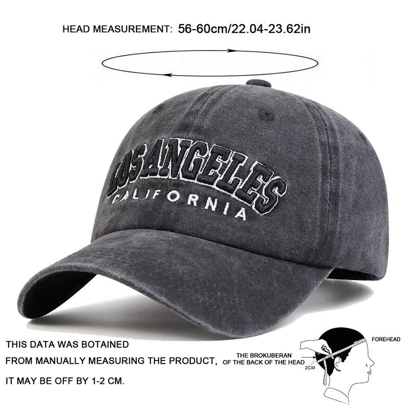 للجنسين لوس أنجلوس التطريز كاليف أورنيه غسل قبعات البيسبول الربيع والخريف في الهواء الطلق قابل للتعديل قبعات غير رسمية واقية من الشمس قبعة قبعة