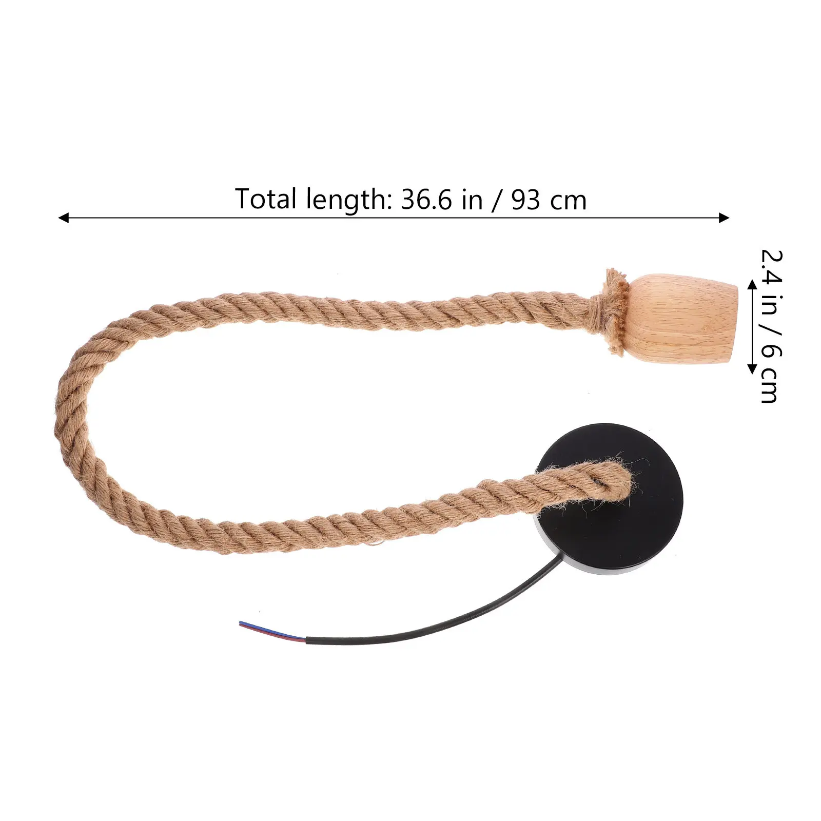 Pendant Light Cord Round Bulb Socket Extension with on Off Switch Exquisite Craftsmanship Versatile Setting Decor