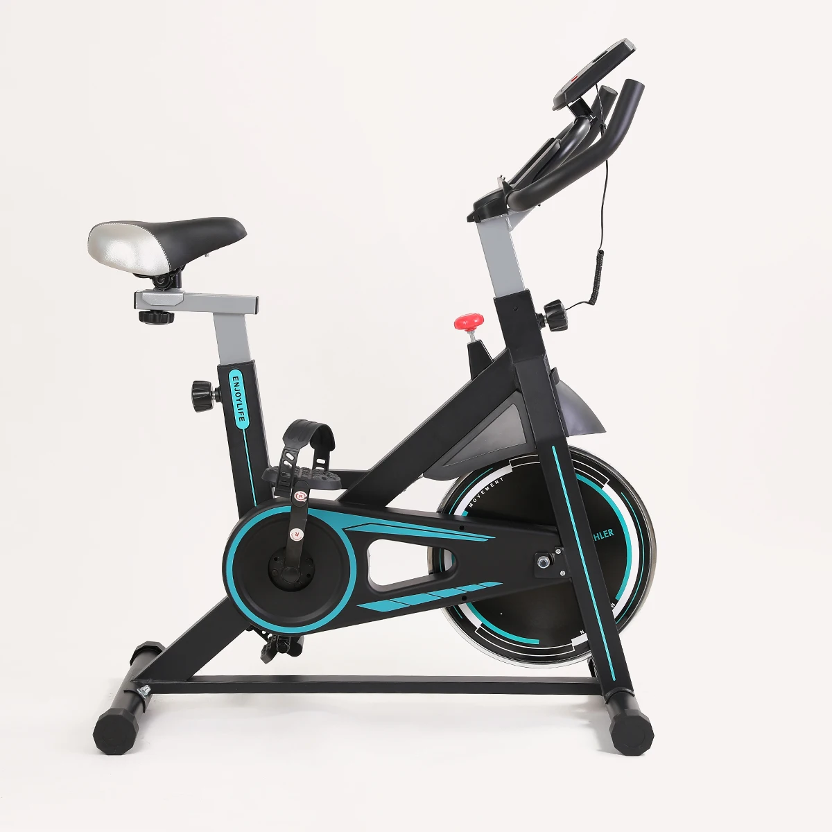 Bicicleta de gimnasio a precio de fábrica, uso doméstico, bicicleta estática con logotipo personalizado, bicicleta giratoria de acero de alta calidad