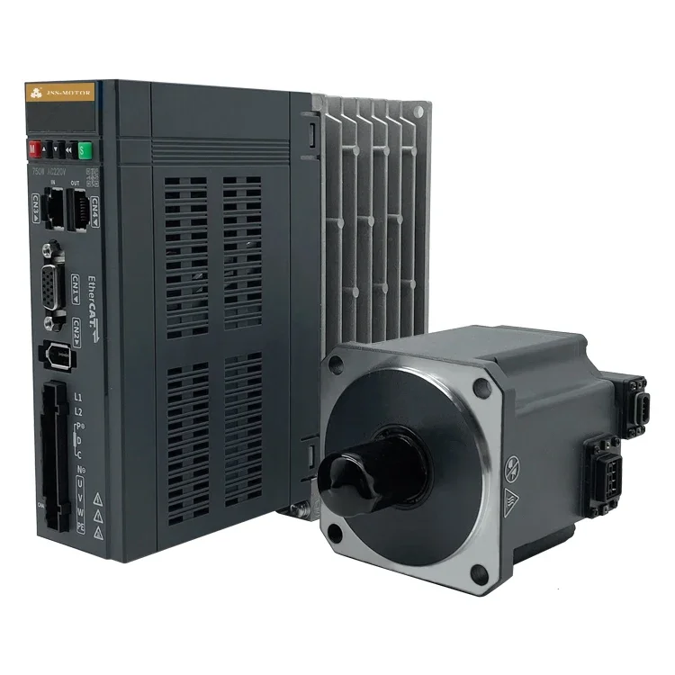 Single Phase 50 60Hz AC 750W 3000rpm EtherCAT AC Servo Motor and Drive for Robot 3D Printer