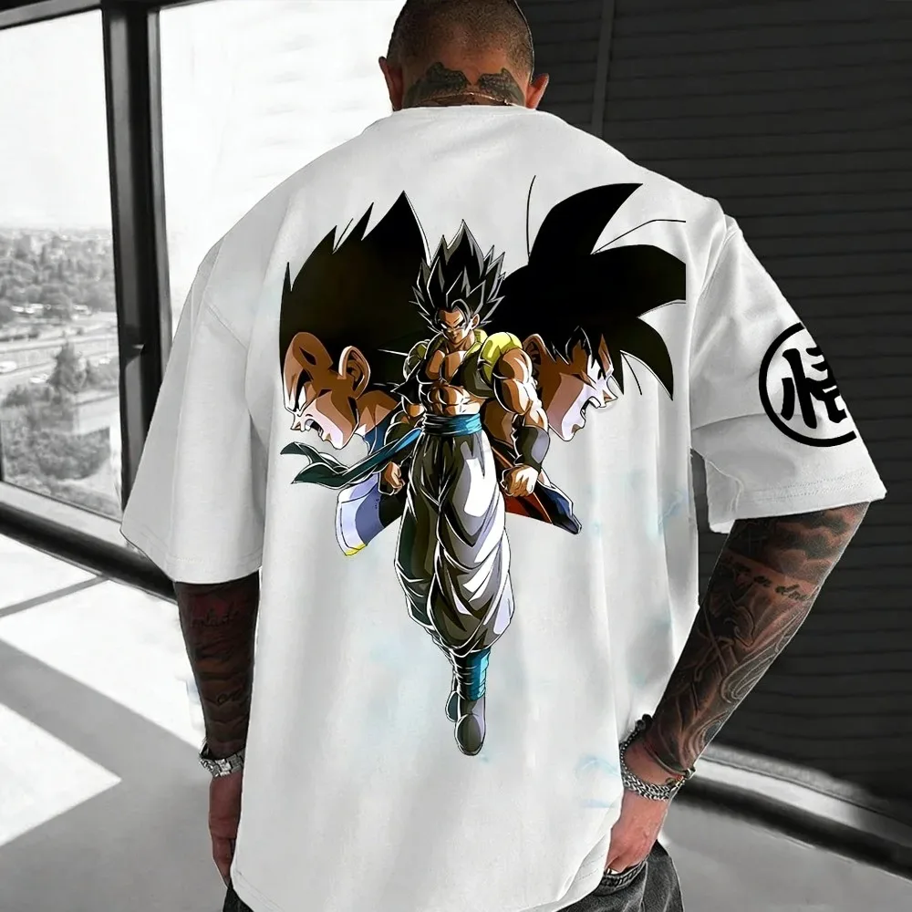 

Dragon Ball Super Men's and Women's T-Shirts Gogeta Anime Tee Summer and Spring Boy's Short Sleeves Parent-child Outfits