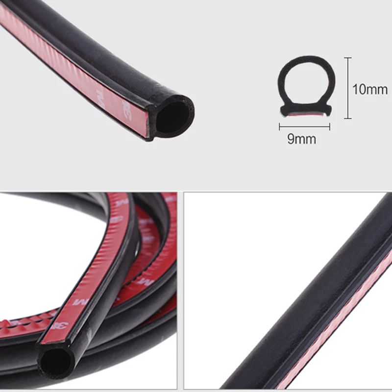 Small D Car Door Weatherstrip Waterproof Weather Strip Car Rubber Strip Seal Epdm Seal Auto Rubber Door Seals For Car