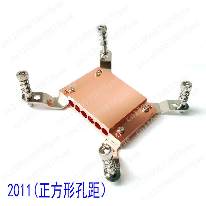 Pipe Splint for Heat Dissipation, Pipe Pressure Plate, Copper Block, Can Wear 6  Pipes with A Diameter of 6mm