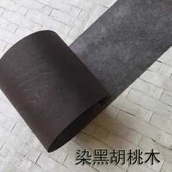 베니어 및 단단한 목재 베니어 가구 장식, 천연 블랙 월넛 스피커, 두께 0.25mm, 18x250cm