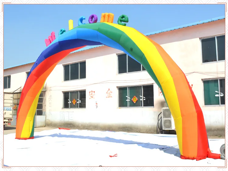 12M Huge Christmas Inflatables Archway Christmas Welcome Arch Blow Up Yard Decorations for Party Outside Lawn Yard