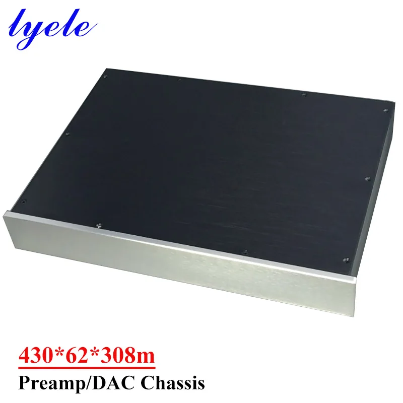 

430*62*308mm All-aluminum Power Amplifier Chassis Preamplifier DAC Decoder Chassis Diy Audio Amplifier Case Shell