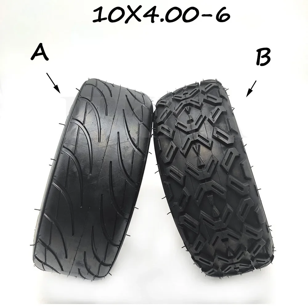 10X4.00-6 Tubeless Vacuum Tire for Electric Balancing Car Scooter  10*4.00-6 Thick Rubber Tyre for Mini Motorcycle