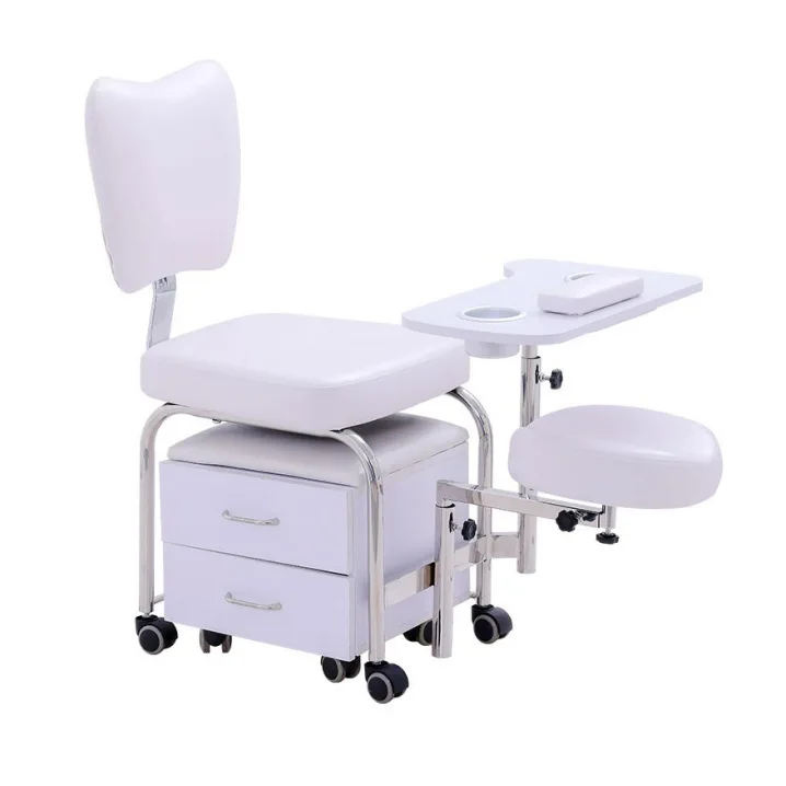 

New Multifunctional Nail Tool Cart Simple Multipurpose Pedicure Chair Set Mobile Universal Wheel with Storage