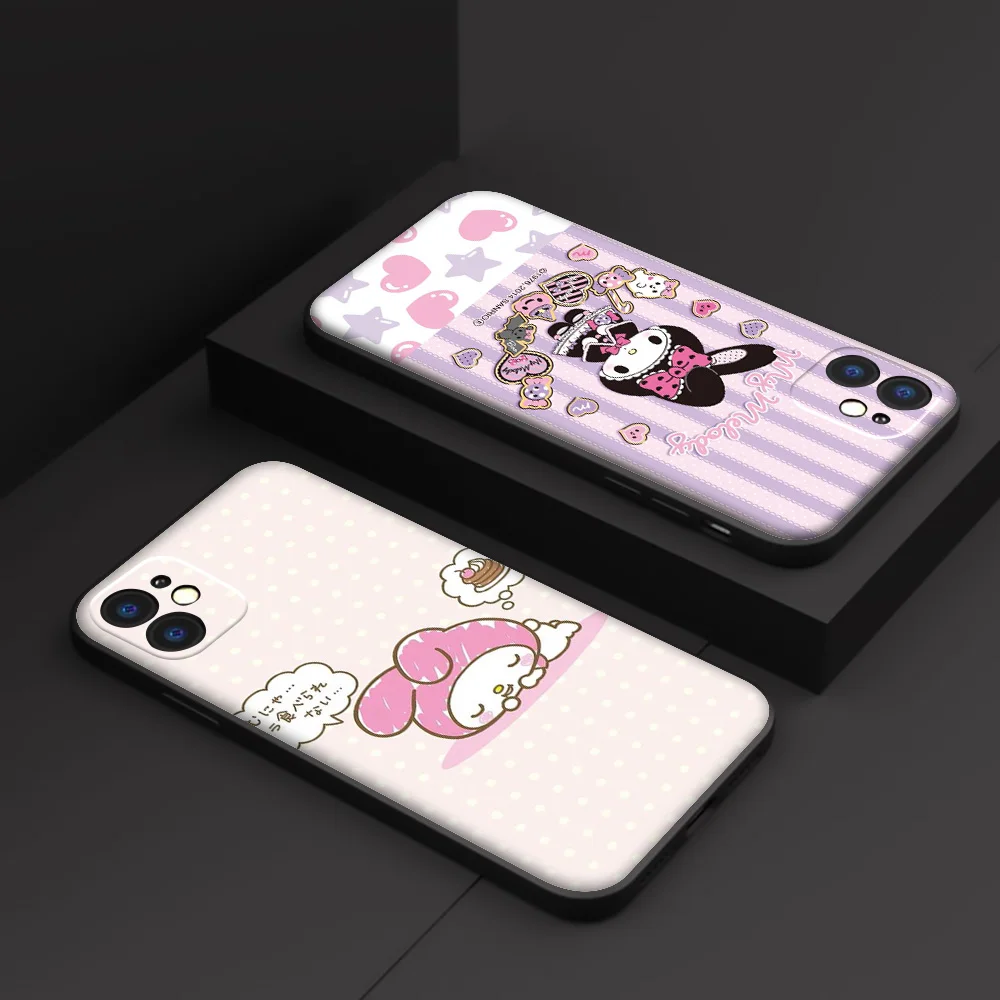 F-124 casing ponsel baru kartun My Melody untuk Samsung Galaxy S20 Lite S7 A8 A9 A21s M21 A31 M31 M51 Plus 2018 Edge