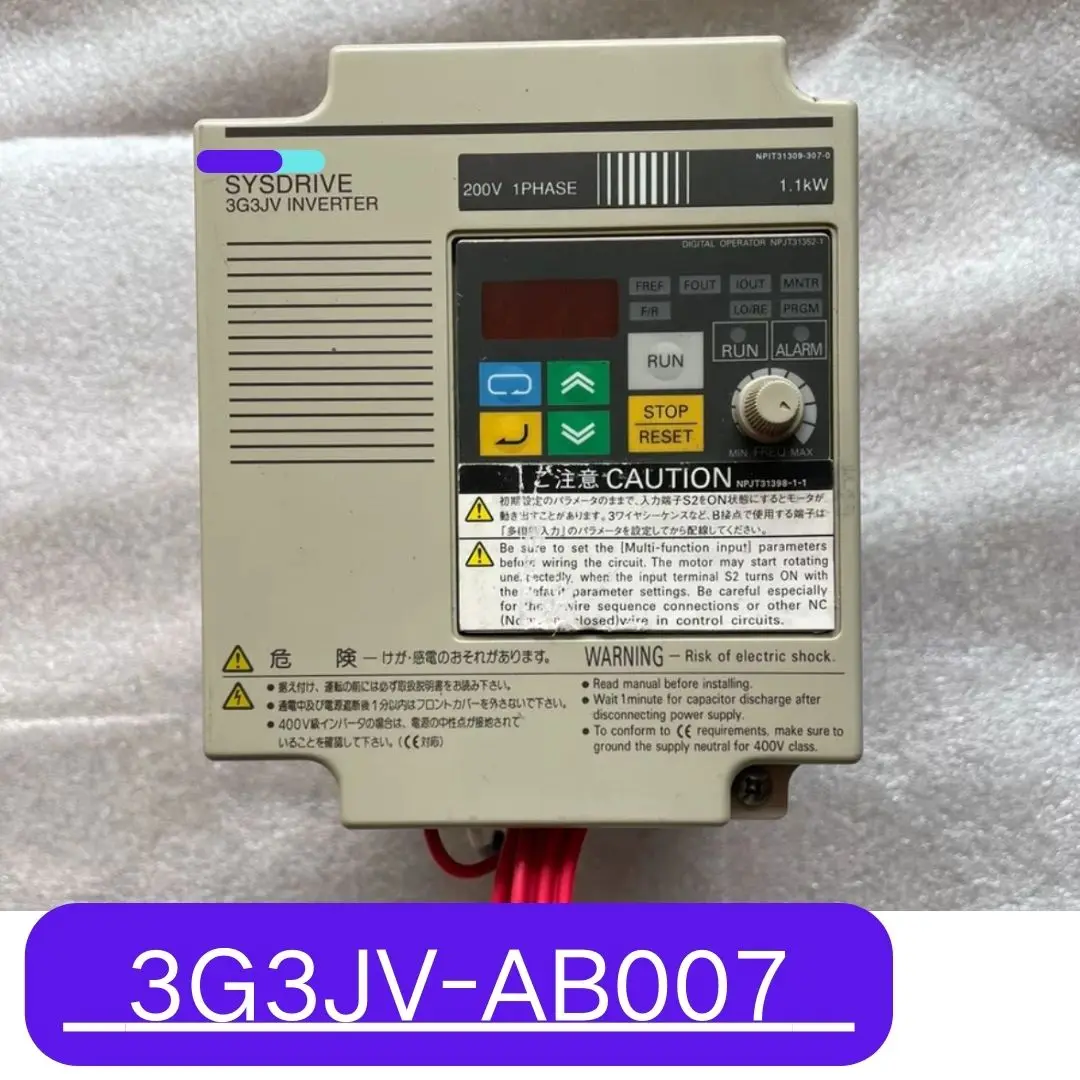 

Used 3G3JV-AB007 Inverter 1.9KV 220v Test OK Fast Shipping