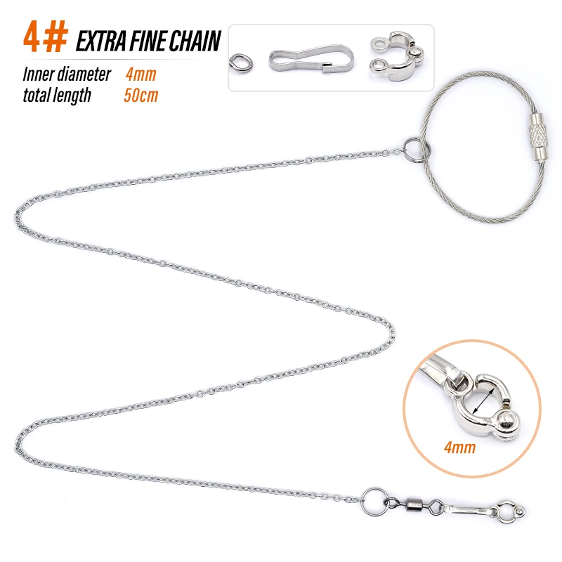 Vogel Papagei Fußkette Edelstahl Knöchel Fuß Ring Ständer Kette Outdoor Fliegen Training Starling Taube Vogel Zubehör – Detail 5