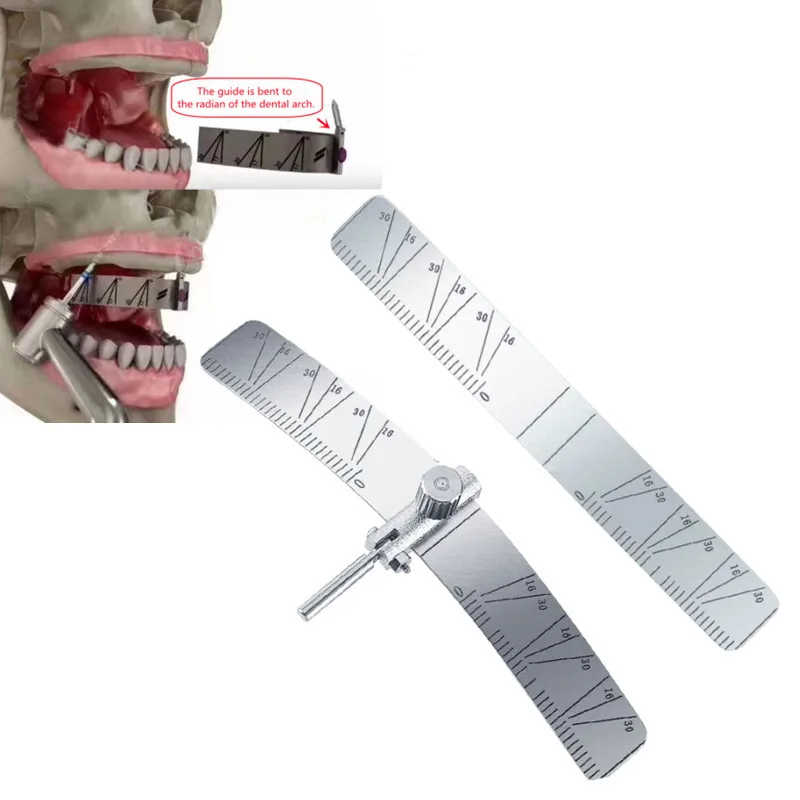 

Автоклавируемый инструмент для зубного имплантата, руководство по локации имплантата, локатор для позиционирования хирургических посадки, угловая линейка для стоматолога